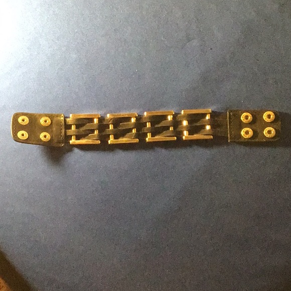 Metal and leather bracelet - Picture 3 of 3